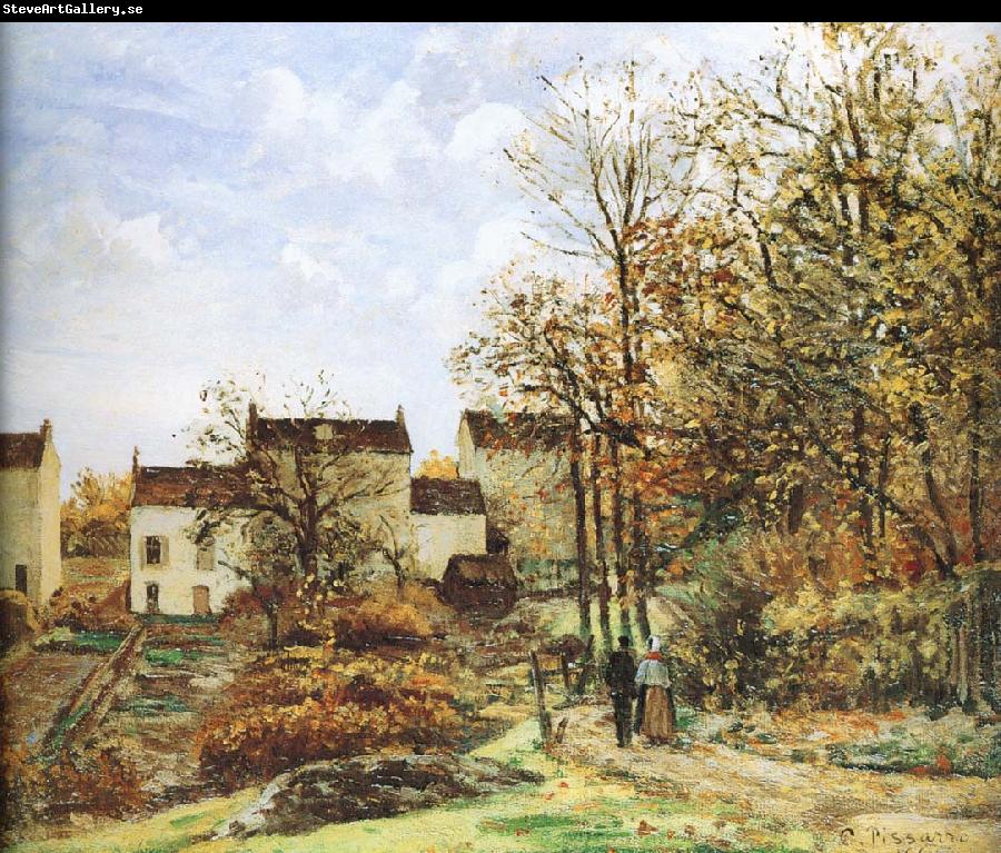 Camille Pissarro Walking in the countryside